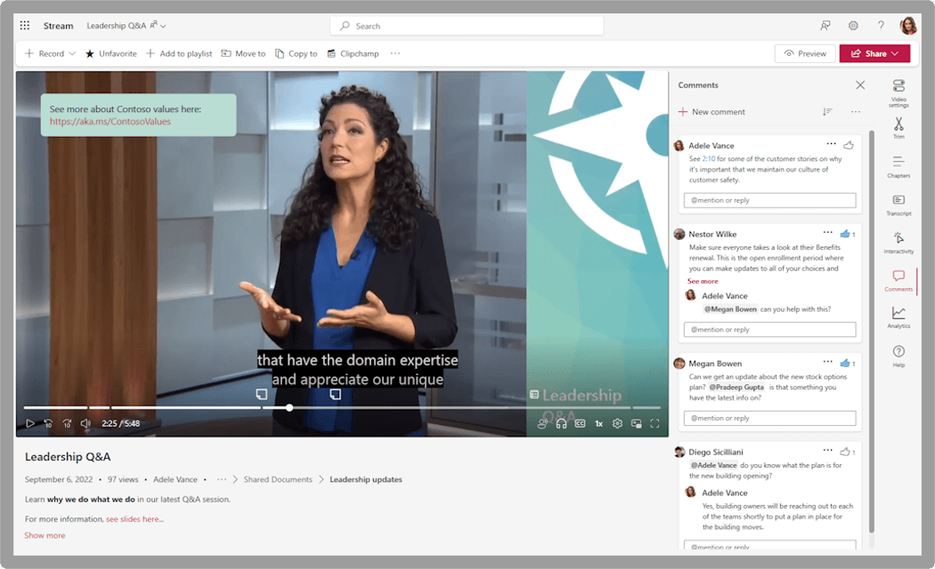 IT_Champions's tweet image. Did you know you can record your screen, camera or audio—all within Microsoft Stream. Add transcripts, chapters, and even a teleprompter. 
🎥 Explore how: hubs.ly/Q03B59Js0

#StreamTips #MicrosoftStream #DigitalWorkplace #TeamITC #UserTraining