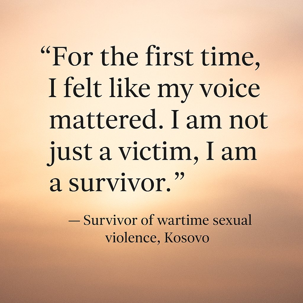 📢 Open Letter to 🇫🇮 PM Orpo
Feride Rushiti ED of KRCT urges Finland to keep its ODA commitment.
For 26 years, KRCT has supported CRSV and GBV survivors in 🇽🇰. Progress is real but fragile, U.S. cuts make Finland’s role more vital than ever.
More 👉tinyurl.com/387ndj97