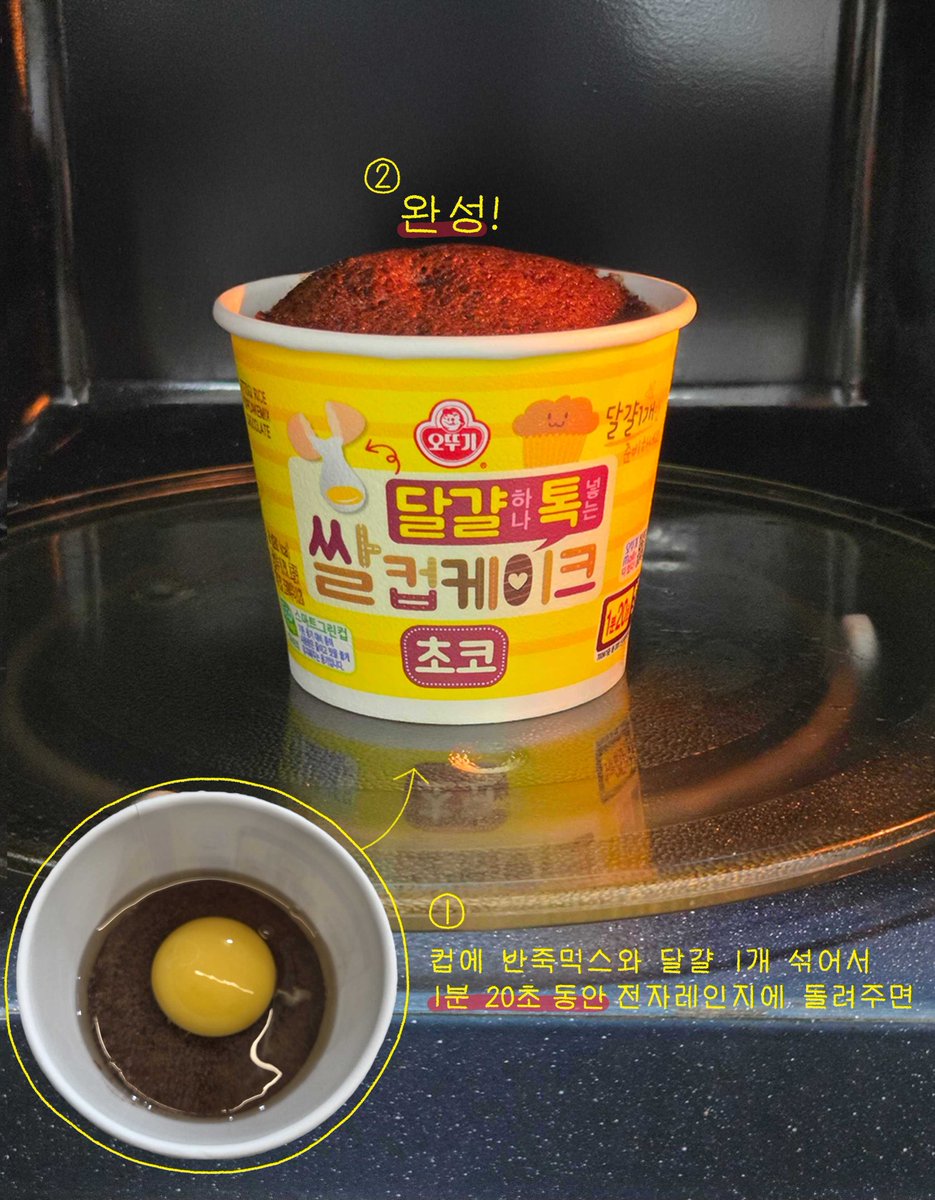 #EVENT
9n년생 특징.
달걀로 만드는 컵케이크에 추억 가지고 있음

˗ˋˏ추억소환 하는 법ˎˊ˗

오뚜기 달걀하나톡넣는 쌀컵케이크를
먹어주면 되.

밀가루 없이 국산 쌀가루만 사용해서
더 부드럽고 쵹쵹하다는 사실…(*´▽`*)

RT+팔로우 해주시면
8분께 선물로 드려요!