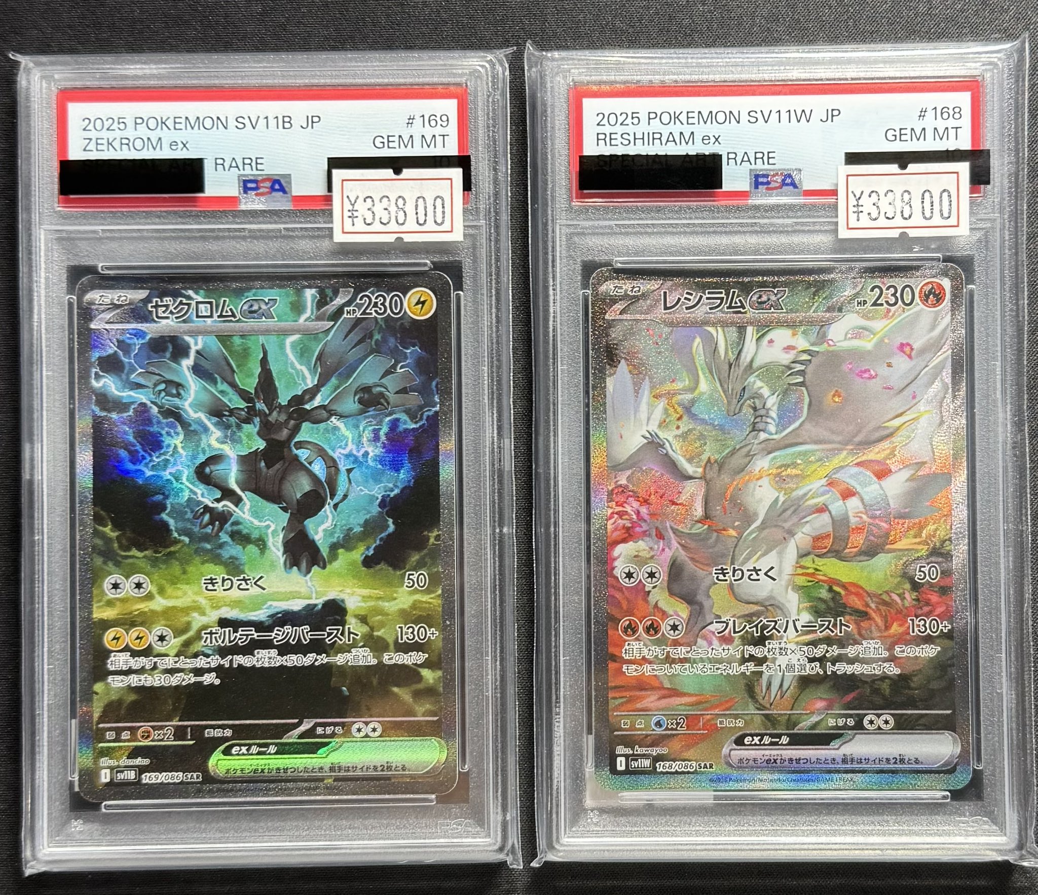 【PSA10】ゼクロムex SAR 状態難/PSA10鑑定済〕ゼクロムEX(SR仕様)【P】{159/BW-P}