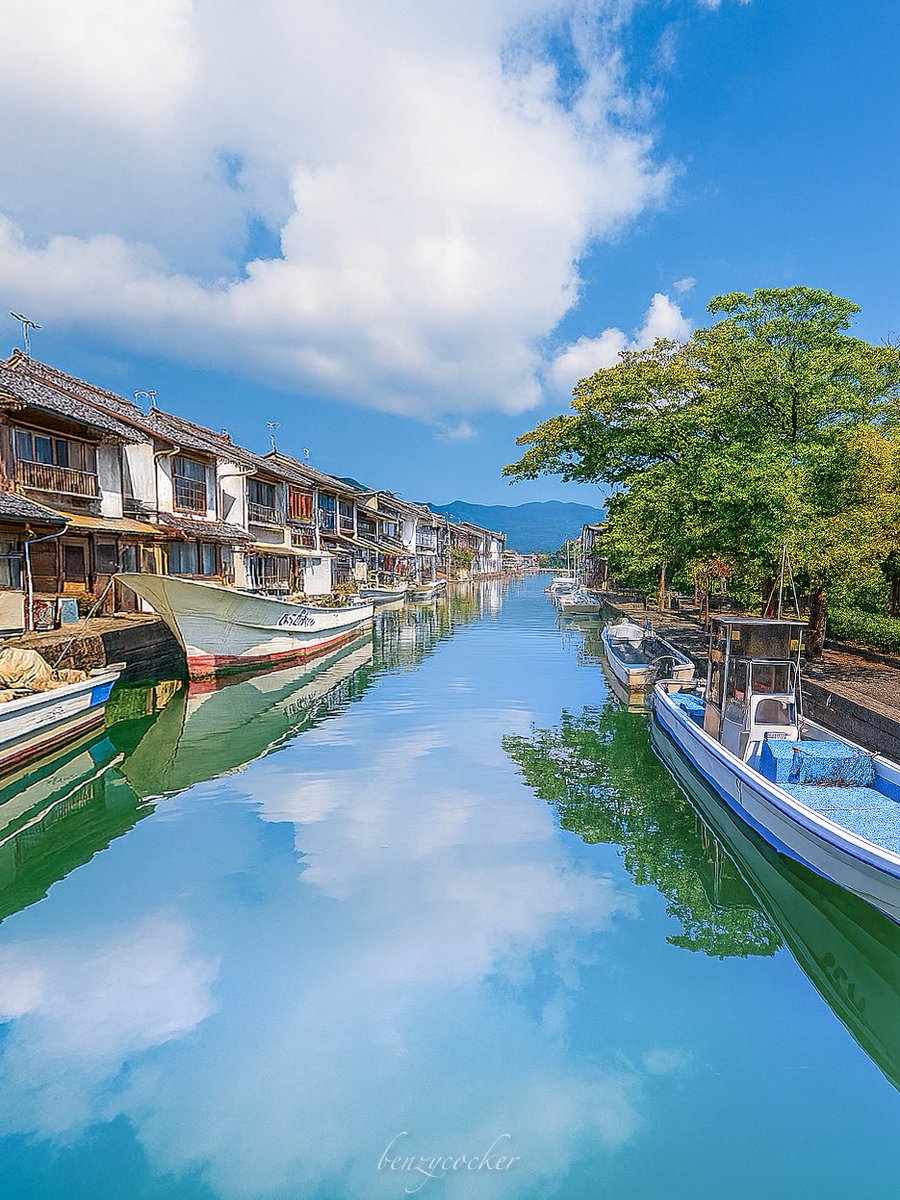 京都舞鶴には日本のヴェネツィアと
呼ばれる運河があります。