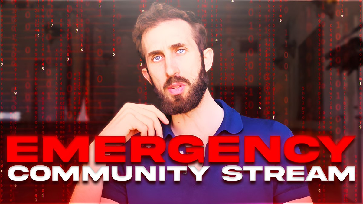 EMERGENCY COMMUNITY LIVE STREAM FOR TITANX/DRAGONX!

A lot to cover, including a special guest we have not met before.

youtube.com/watch?v=XHyDLJ…