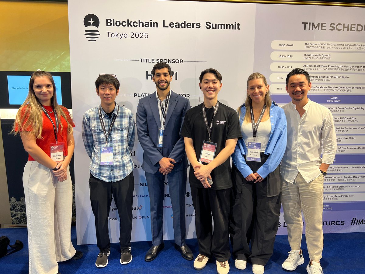 hub71ad's tweet image. Hub71 is in Tokyo for the @BLS_World, hosted by @hashed_official and @BDashVentures, connecting global Web3 innovators, showcasing our startups, and exploring the next wave of blockchain and digital asset innovation 🚀

@bit2me 

 #Hub71 #Blockchain #Web3 #DigitalAssets