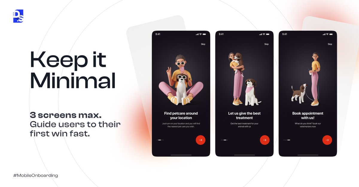 design__studio's tweet image. Mobile Onboarding UX Best Practices You Can’t Ignore
.
.
.
.
#mobileonboarding #UXDesign #UIUX #designstudiouiux
