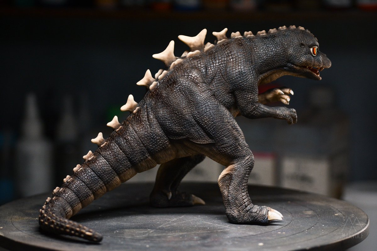 ベビーゴジラ
造型：すいかクラブ <a href="/yuchin9/">おぐらゆい@ホビラン【F-05】</a>
彩色：Marvix.F Model Studio