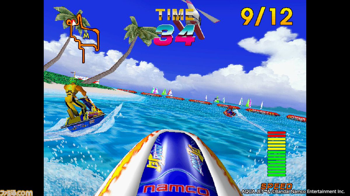 久しぶりのテクノスジャパン作品『スクランブル・エッグ』を最速プレイ！
famitsu.com/article/202508…

『俺たちのアケアカ』は本日（8月27日）20時00分より生放送。さらに配信中の『アクアジェット』もゆる～く遊びます。今度はペンギンだ！

#アケアカ #アクアジェット #スクランブル・エッグ