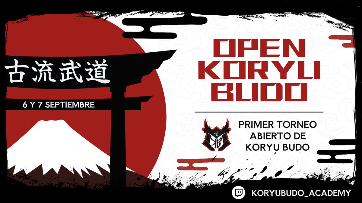 🏆🏆OPEN KORYU BUDO🏆🏆

Falta casi una semana para el primer torneo abierto, pero siguen abierta las inscripciones.

Enfrentaos a los teams de KB y otros más y demostrar vuestro nivel GOOGOGOGO  

👇👇👇
docs.google.com/forms/d/1_zM_C…