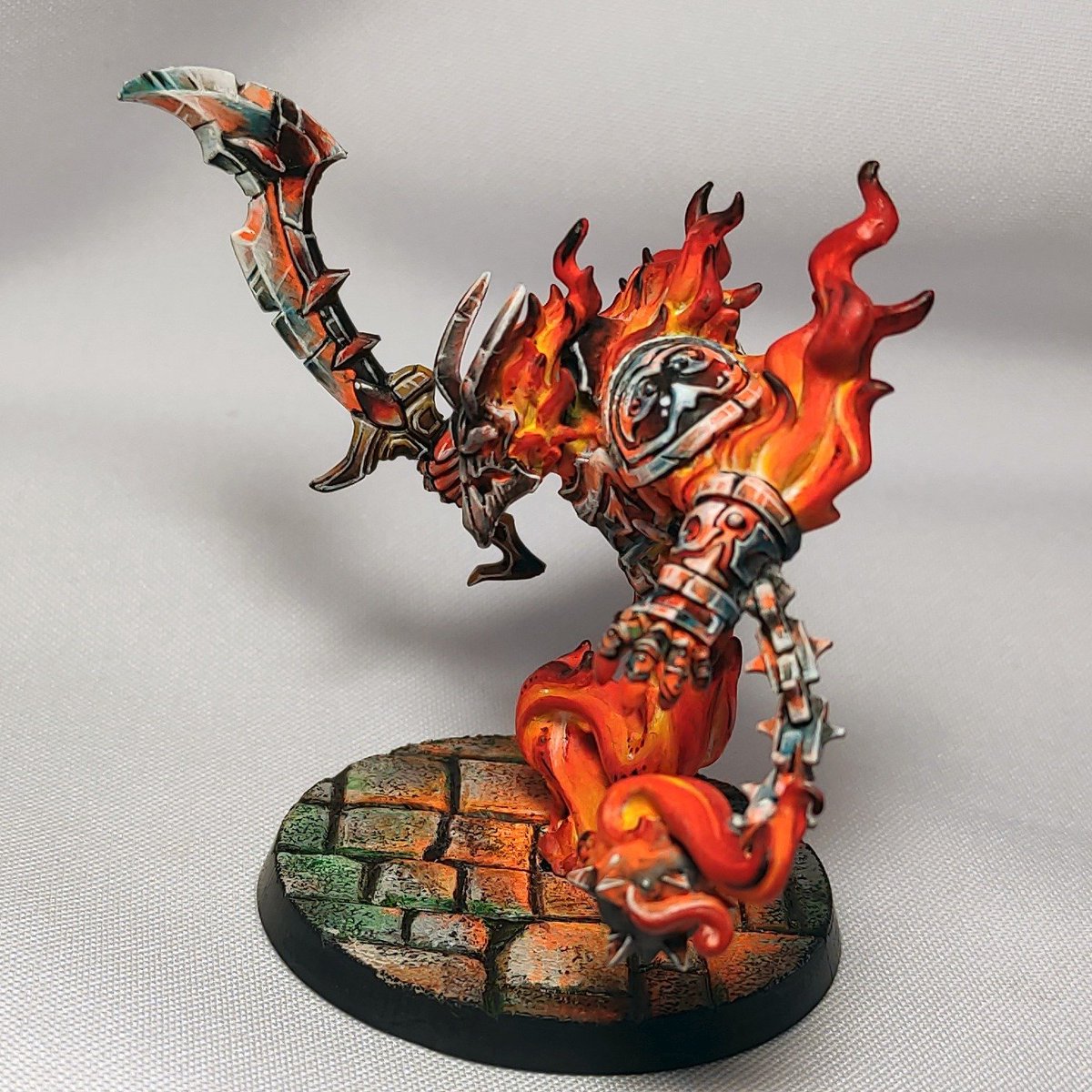 Firestorm Elemental with Sword!

#LegendsOfsignum #legendsofsignumwarseer #miniatures #dndminiatures #elemental #monsters #pintedminiatures #fantasyart #dndmonsters #fireelemental #signumgames