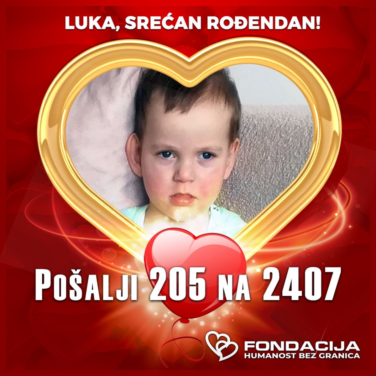 Naš Luka danas proslavlja 4. rođendan! ❤️🥳🎉🍀🎂⭐️