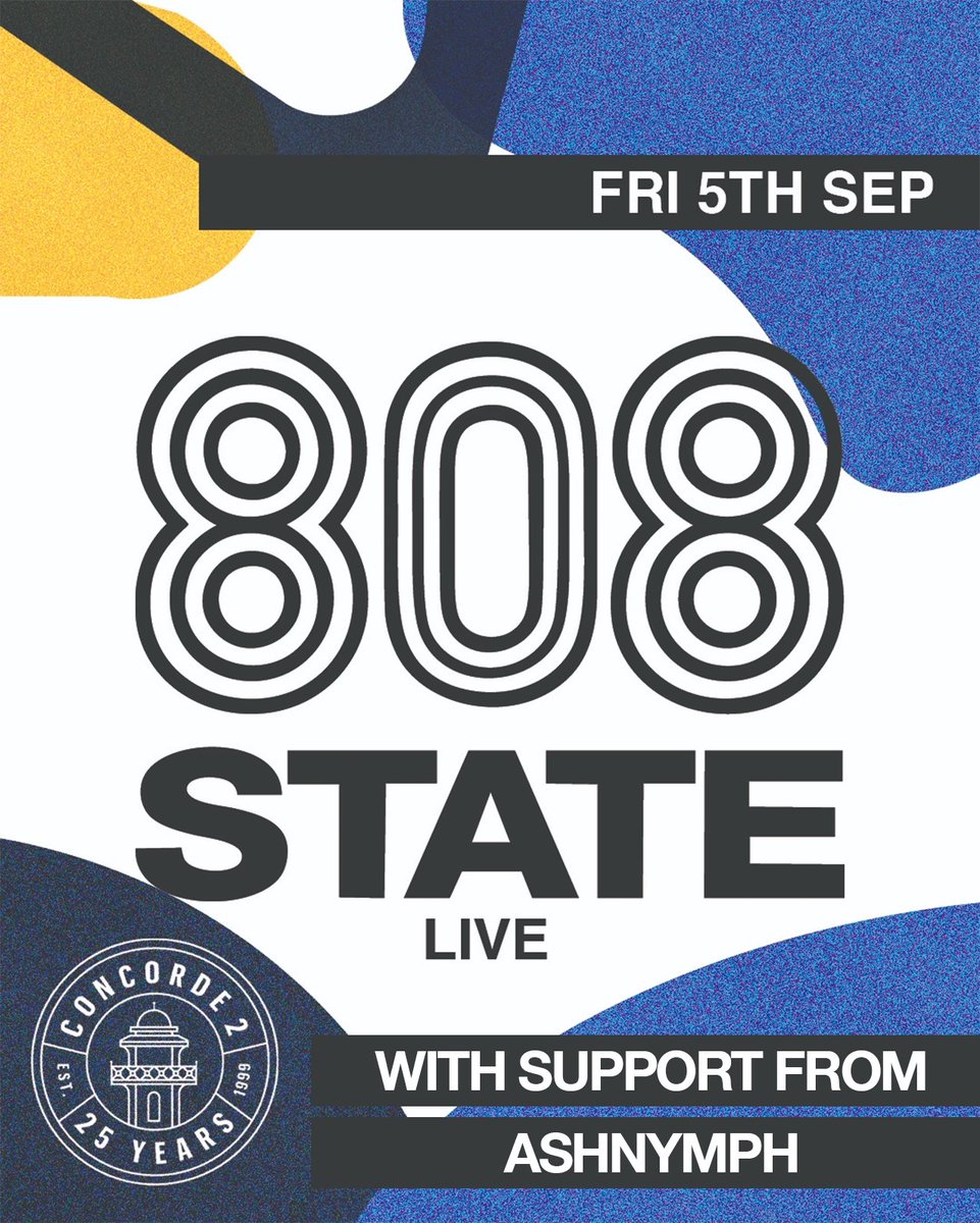 Concorde2 (@concorde_2) on Twitter photo 💥💥 Next Week 💥💥
Join us next Friday as we welcome <a href="/state808/">808 State</a> back to the C2 stage. 808 State will be helping us celebrate our 25th birthday
Tickets are available from concorde2.co.uk 💥💥 Next Week 💥💥
Join us next Friday as we welcome <a href="/state808/">808 State</a> back to the C2 stage. 808 State will be helping us celebrate our 25th birthday
Tickets are available from concorde2.co.uk
