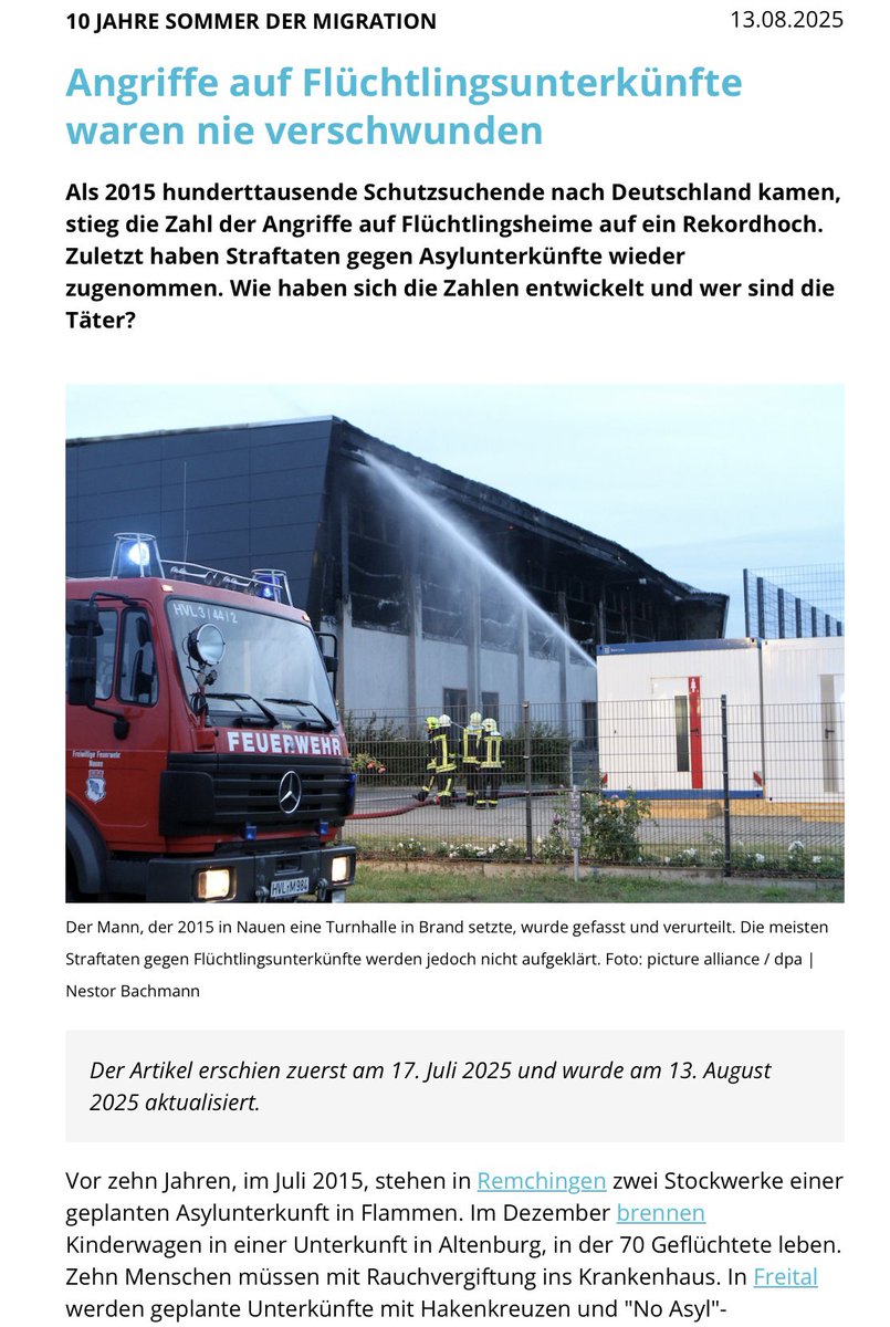 Gern reinlesen: mediendienst-integration.de/artikel/Angrif…