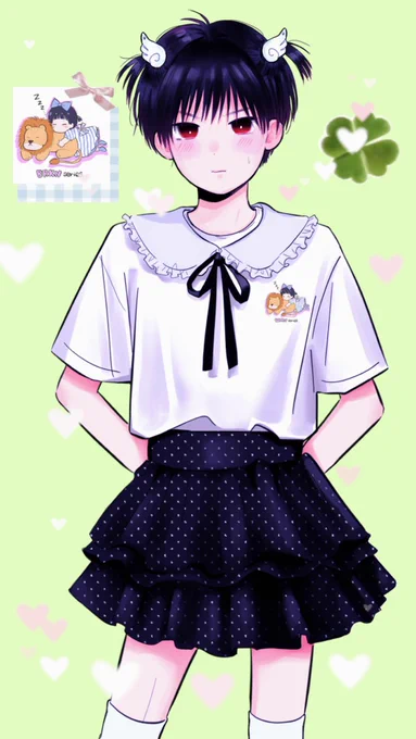 ばぶ茜のイラストの ワンポイントTシャツが ジョイネットストアで発売中 8/31までお得な10%OFFです! 「オレたちとおそろしよ」