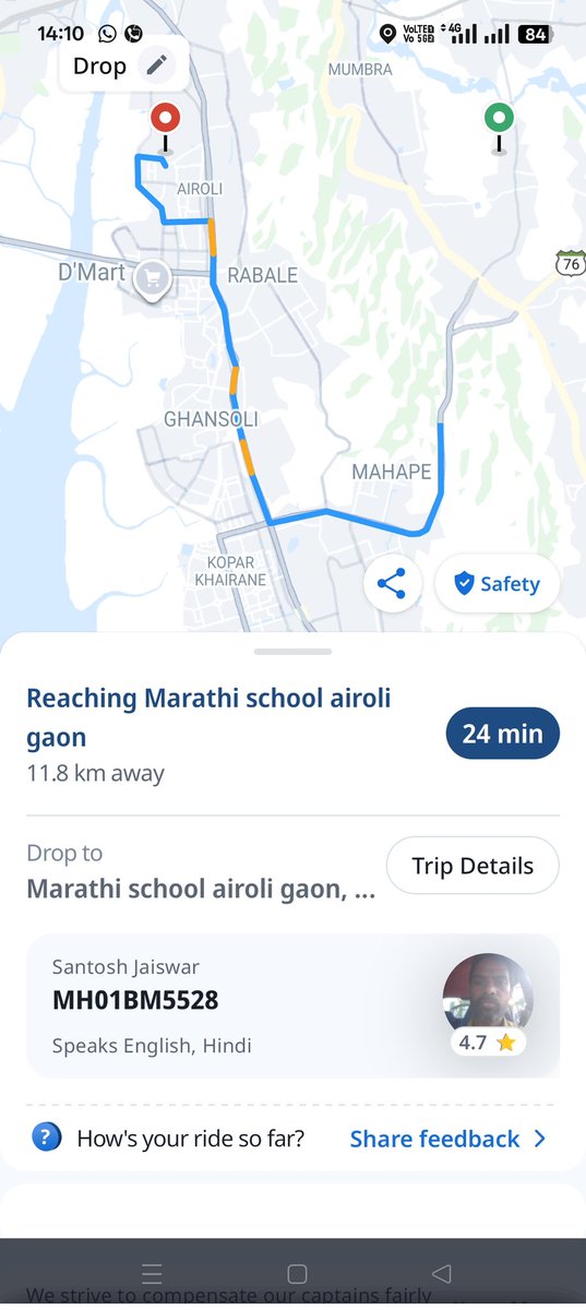 ikohli_vikas's tweet photo. @RapidoCares worst condition car came for pick up its shows wagonr will come but the driver arrived with a taxi santro 2008 model smelling like hell and  I asked with sos she said they cannot do anything worst and horrible experience I want to report and want refund immediately https://t.co/blvKq5fp6h