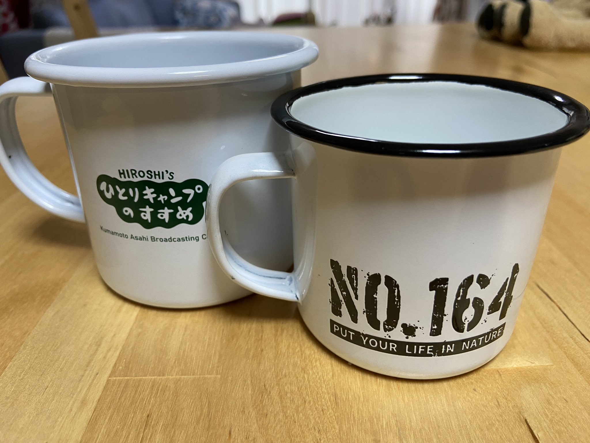 新品未使用 ヒロシ NO.164 野外独杯 マグカップ ホーロー ③ 昨日ネットで2分で完売したヒロシのホーローマグ☕️ なんと