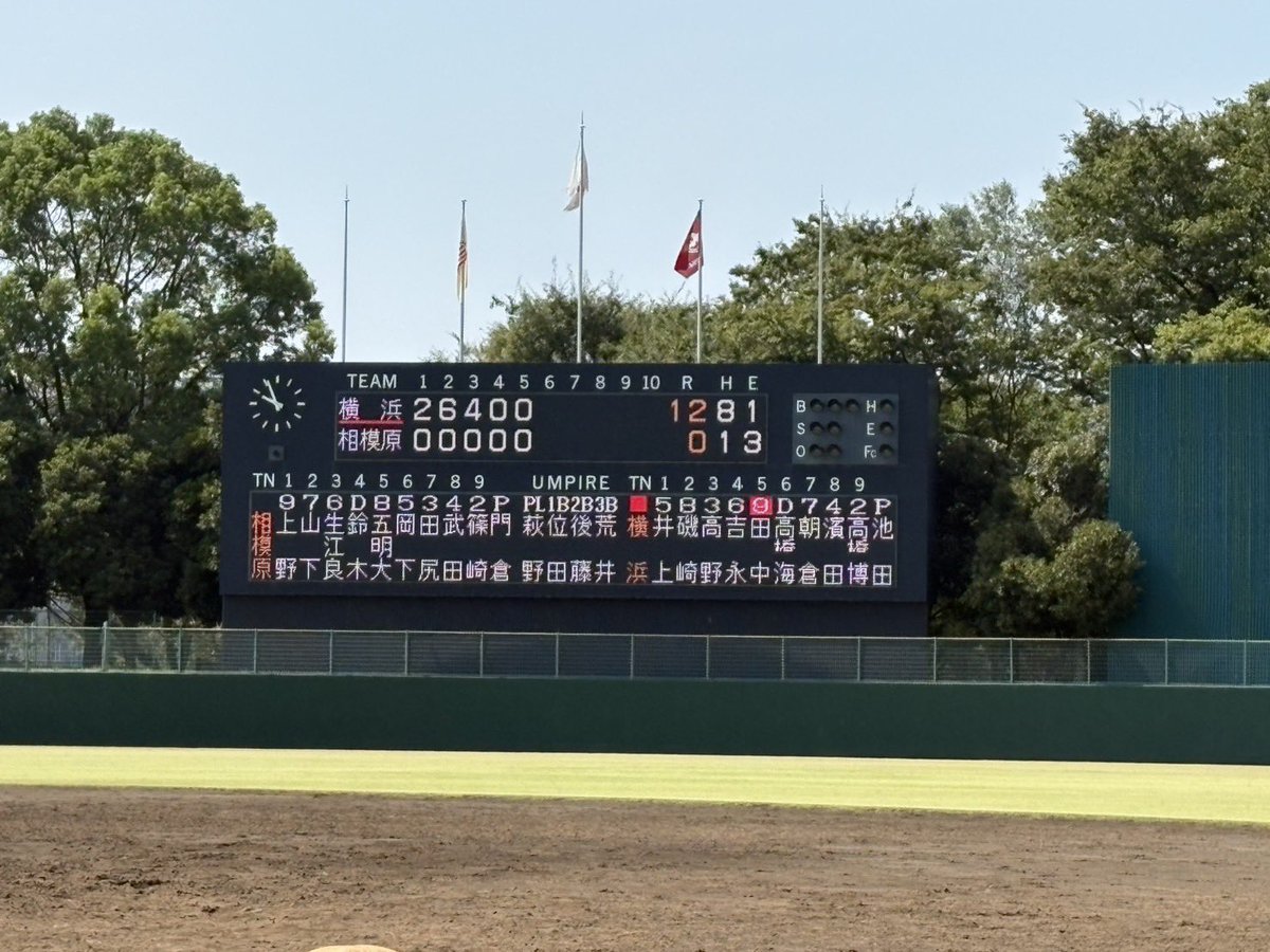 《試合結果》
第30回神奈川県知事杯争奪軟式野球大会
兼第6回秦野市長杯争奪軟式野球大会
🗓8月24日(日)
🆚大野台オールアワーズ(相模原市)
🏟海老名球場
12-0勝

投打が上手く噛み合い
まずは初戦を勝ち抜くことが出来ました
大野台オールアワーズ様ありがとうございました
またよろしくお願いします