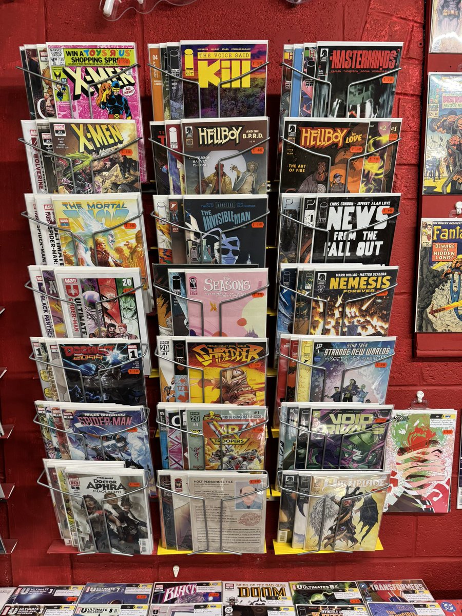 CoffeeHeroes1's tweet photo. Happy New Comic Book Day! Absolute Martian Manhunter! Ultimate Spider-Man! News From the Fallout! Immortal Legend Batman! Imperial One Shots! Invisible Man! And much more!

Pull lists are organised and ready for collection #comics #coffee #Belfast #NCBD #HappyNCBD https://t.co/AjNO0BMvbL