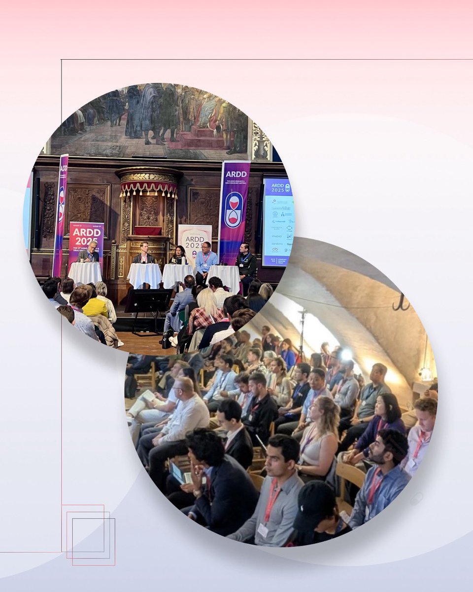 Day 2 at #ARDD2025 ✨

From a Nobel Laureate keynote to a powerhouse #pharma panel on longevity therapeutics, today was packed with breakthroughs and bold ideas. 🧪💡
#AgingResearch #Longevity