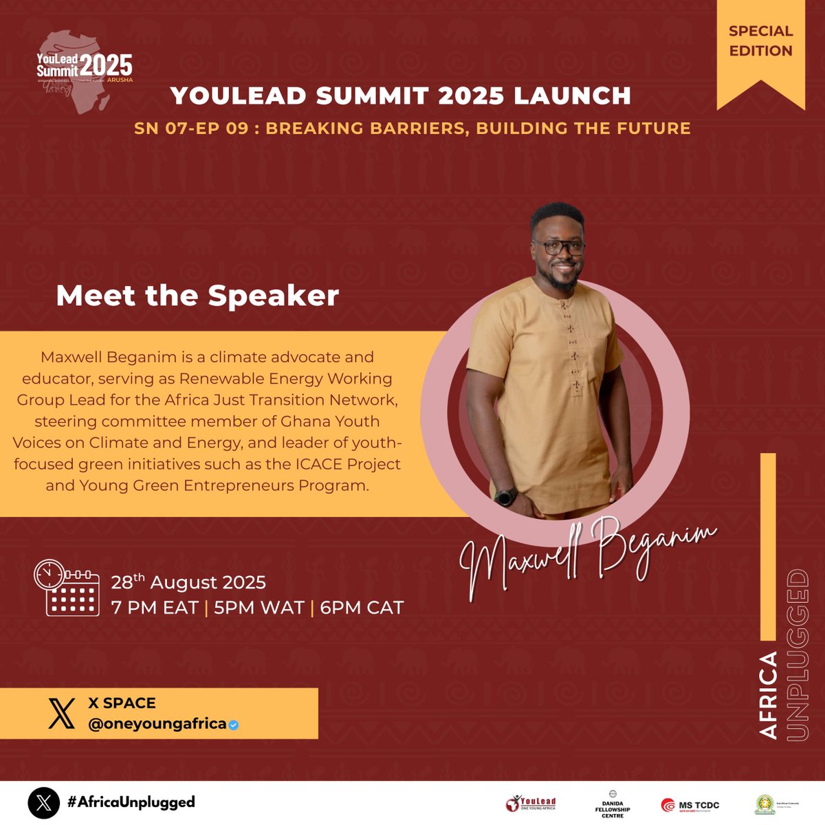 Meet our of speakers for #YouleadSummit25 Virtual Launch;

<a href="/Divine__Ikirezi/">Divine Ikirezi</a> – EAC Youth Ambassador to Rwanda, championing gender justice, youth inclusion &amp; regional integration.

<a href="/WairimuManyara/">Wairimu Manyara</a> – Kenyan lawyer, policy specialist &amp; Mandela Washington Fellow, advancing inclusive
