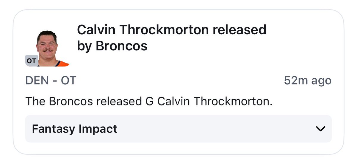 PodChatt's tweet photo. @CornPuzzle please pass on the note to the Cinephobe faithful that there is a guy in the NFL that has a very special last name. Little Tommy all grown up https://t.co/l6kGykvY3G