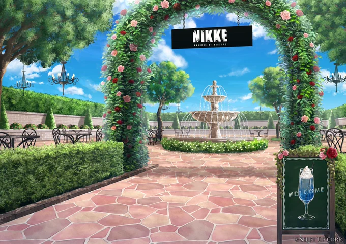 【お仕事】 9月17日(水)〜10月15日(水)開催 『勝利の女神:NIKKE×and GALLERY 』コラボカフェのデフォルメイラスト、背景イラストを担当させていただきました。 何卒よろしくお願いいたします