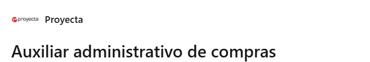 🔴 #OFERTAEMPLEO 

En #GrupoProyecta estamos buscando a un/a Auxiliar Administrativo para nuestro departamento de compras. 

Aquí te dejamos todos los detalles.
👇👇
linkedin.com/company/proyec…

#oferta #empleo #auxiliaradministrativo #GrupoProyecta #EOS #Proyecta