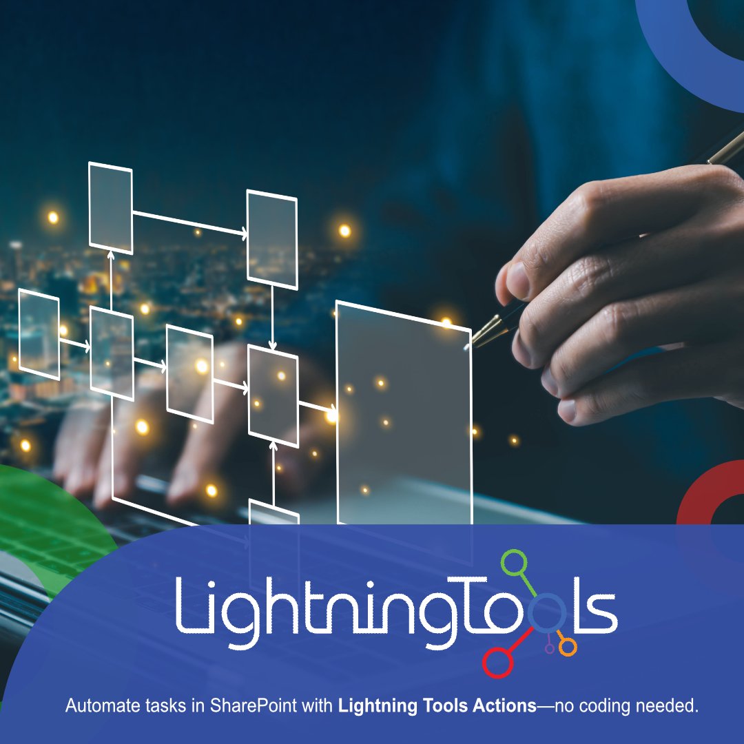 lightningtools's tweet image. Supercharge your #Microsoft365 workflows—no coding needed.
With Lightning Tools Actions, automate tasks in SharePoint Online & Microsoft Lists using custom buttons and smart logic.
Efficiency, simplified.
hubs.ly/Q03FMY4W0
#NoCode #SharePoint #Automation #LightningTools