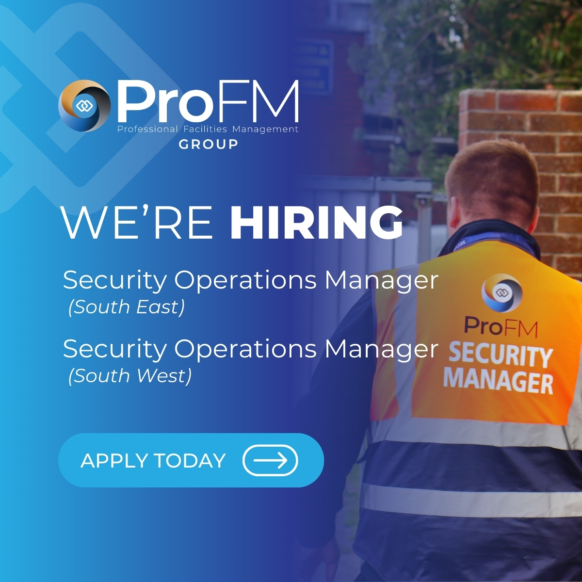 ProFMGroup's tweet image. Join our growing Security division here at ProFM Group!

We&apos;re looking for an Operations Manager for the South East, and one for the South West - two diverse and challenging areas.

You can apply, at the link below 👇

bit.ly/3UJxTXJ