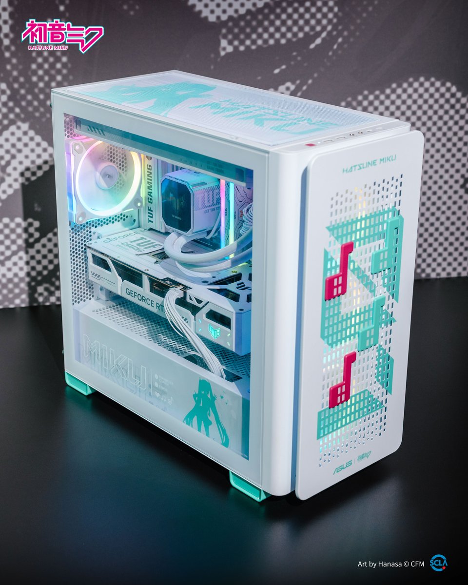 ✨#ROGxHatsuneMiku is at Gamescom 2025… blue-green and pink everywhere!! 💙💗​
​
👀Swipe to see the whole zone.​

Spot a fave? Let us know!👇