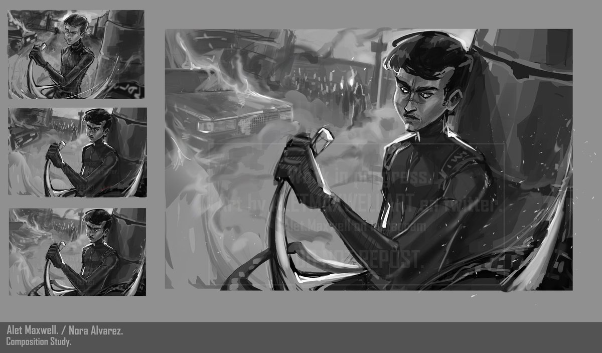 What do you guys think... 👉👈

I think it's one of my best composition work for now~

#wip #arttwt #cliqueart