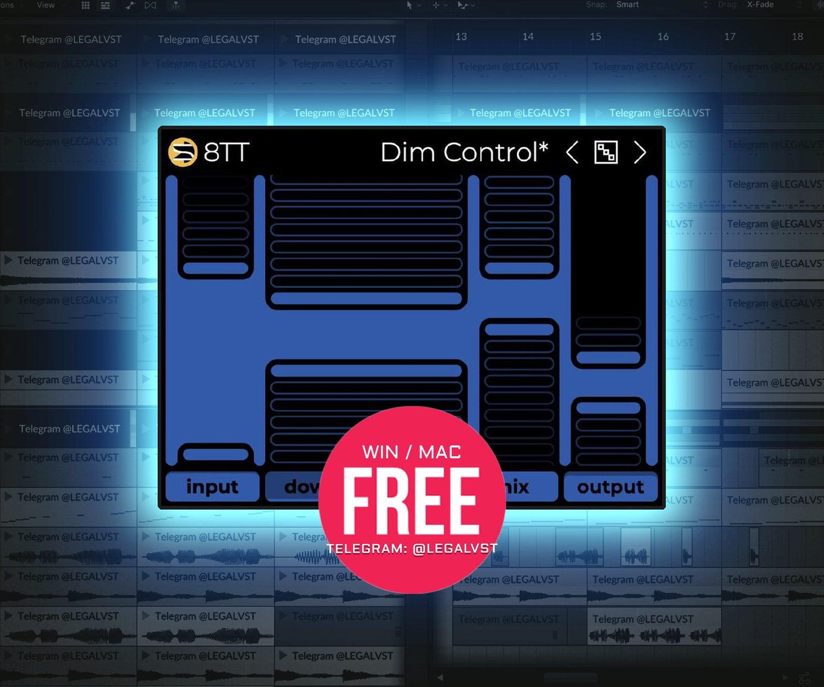 LEGAL_VST's tweet image. 8TT by Discreet Signals — FREE 8-band OTT compressor 🎛️⚡

Shape sound w/ up to 8 bands, drag-&amp;amp;-draw controls, presets + randomizer
Windows &amp;amp; macOS (VST3, AU)
🔗 discreetsignals.com/products/8TT  

#compressor #multiband #freeplugin #legalvst 
More freeware 👉 linktr.ee/legalvst