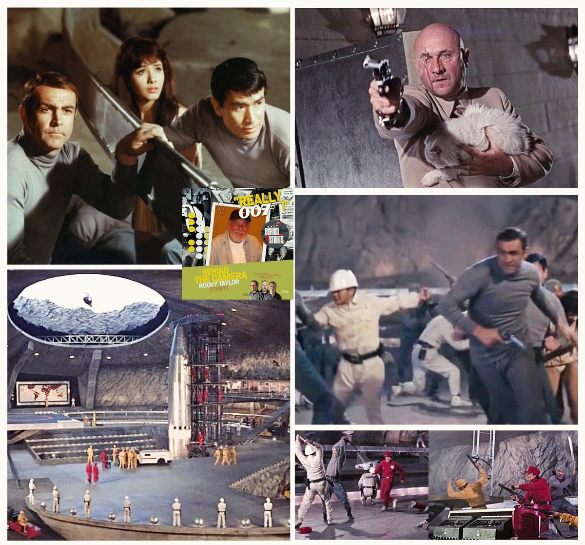 #YouOnlyLiveTwice was the first Bond film that Rocky Taylor remembers working on - getting the gig as one of Blofeld’s workers in the spectacular lair!

Watch or listen to the interview here…

🔥 youtu.be/Hv3Y2Qi1Px8?si…
🍎podcasts.apple.com/gb/podcast/rea…
🎧open.spotify.com/episode/5WxgiX…