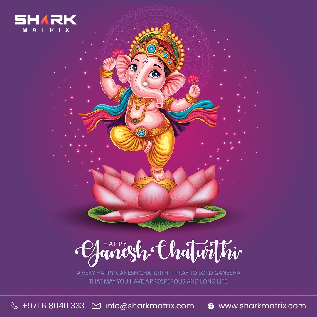 sharkmatrixhq's tweet image. Happy Ganesh Chaturthi from Shark Matrix!
May Lord Ganesha bring joy, prosperity, and success to all. Wishing you a year filled with blessings, happiness, and new opportunities. 🕉️🙏