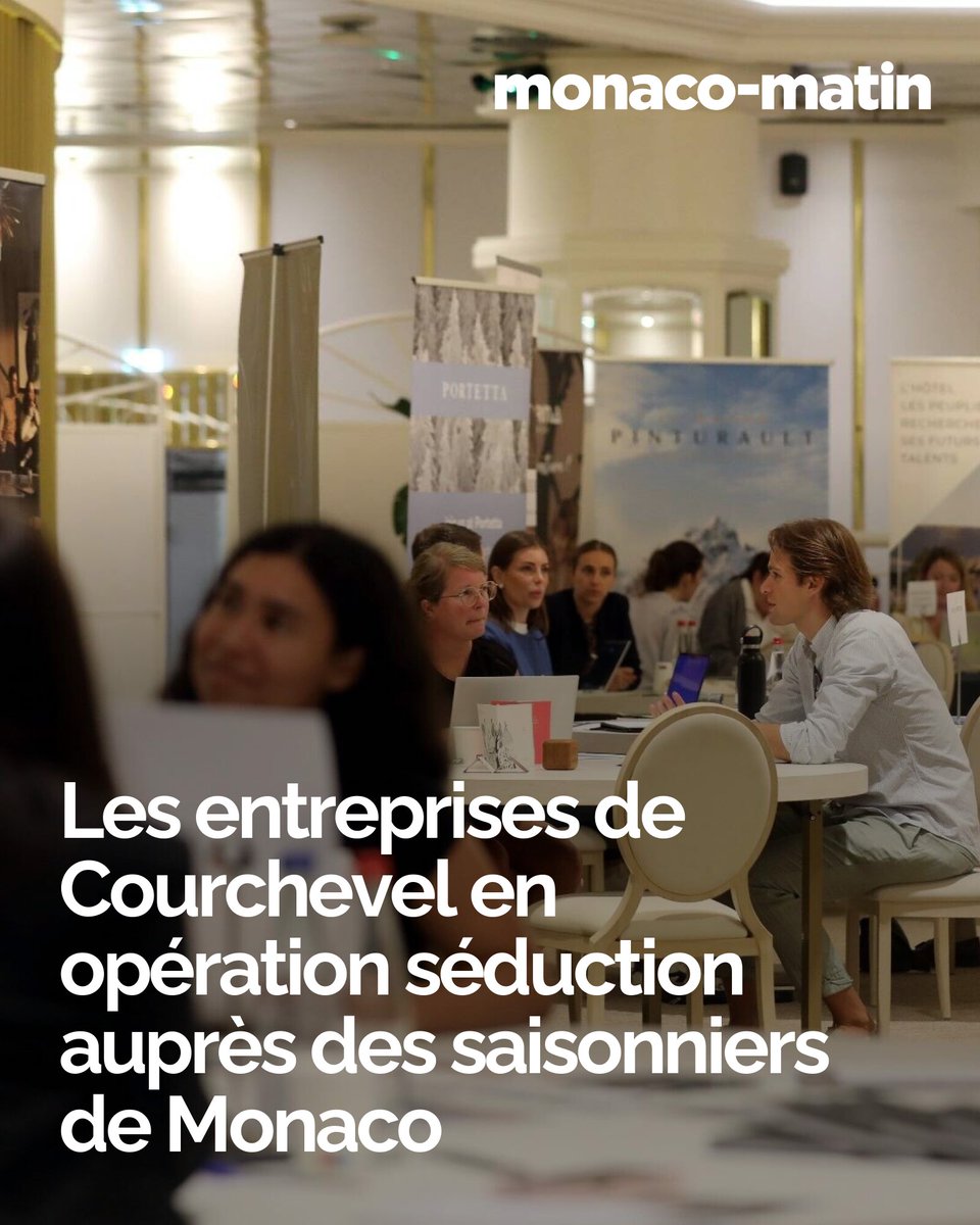 Face aux exigences croissantes des saisonniers depuis le Covid, les entreprises de Courchevel adaptent leur offre. Elles sont venues les présenter ce mardi au cours d’un salon de l’emploi organisé en Principauté.
👉 l.monacomatin.mc/tx
