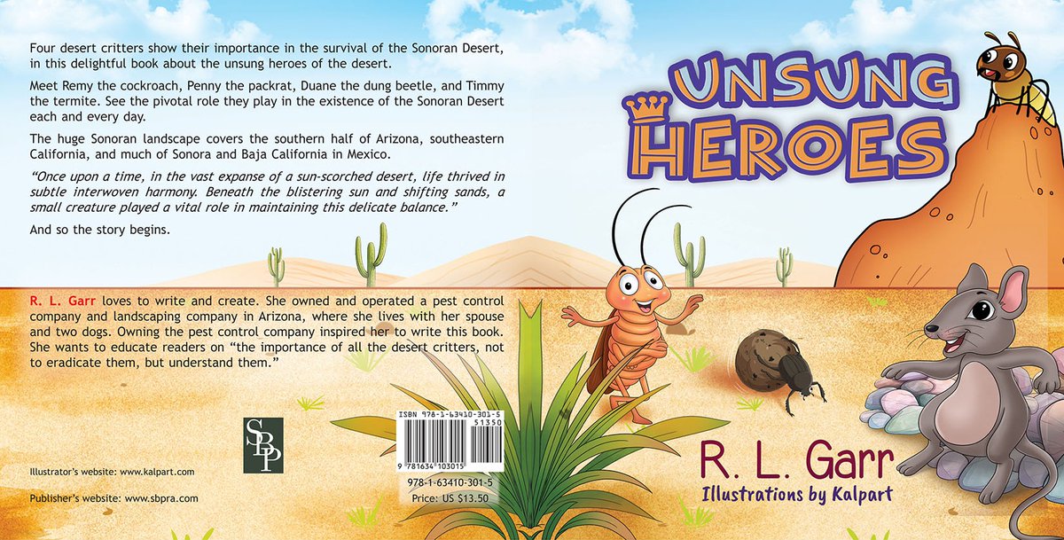 SBPRA2's tweet photo. Unsung Heroes

How Do ‘Unsung Heroes’ Survive Life in the Desert?

Environmental Survivors Turn Up the Heat in Classic Children’s Tale
#desertcritters #sonorandesert #southwesternanimals #insects

Publisher's Website: https://t.co/F4Vqq592eI https://t.co/NPy2Q4xTYo