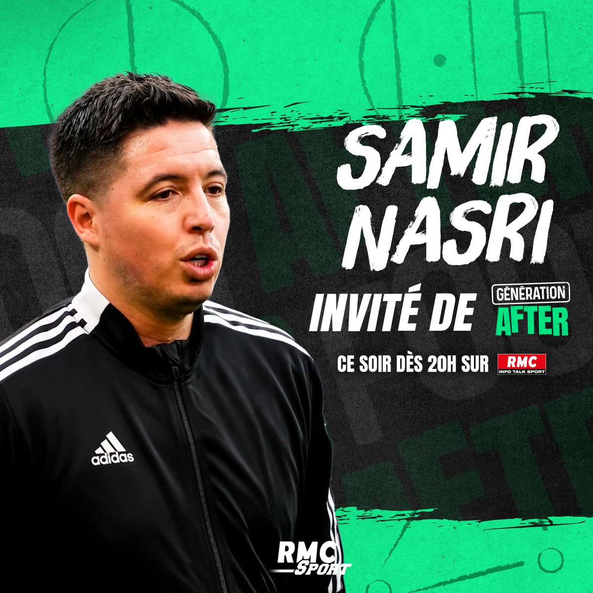 📍 Ce soir, <a href="/SamNasri19/">Samir Nasri Official</a> invité exceptionnel de Génération After dans le cadre de la sortie du documentaire "Rebelle".