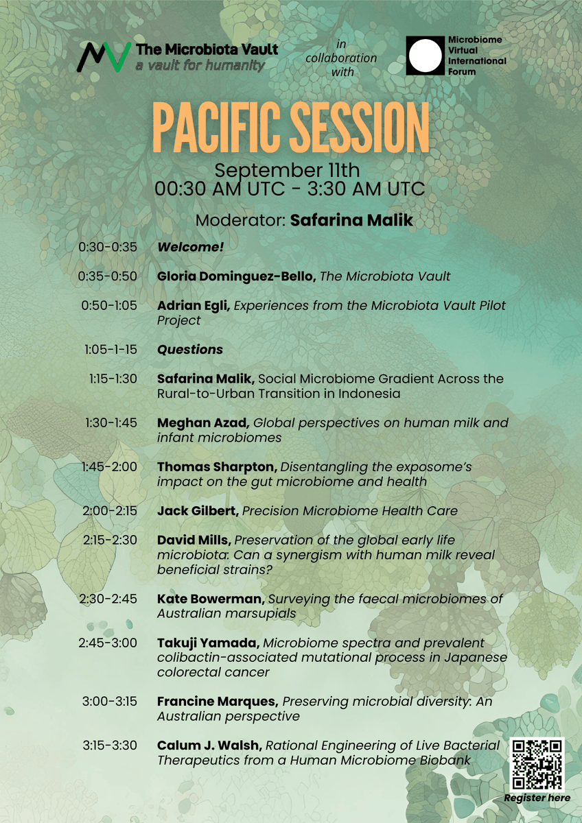 Microbiome Virtual International Forum tweet media