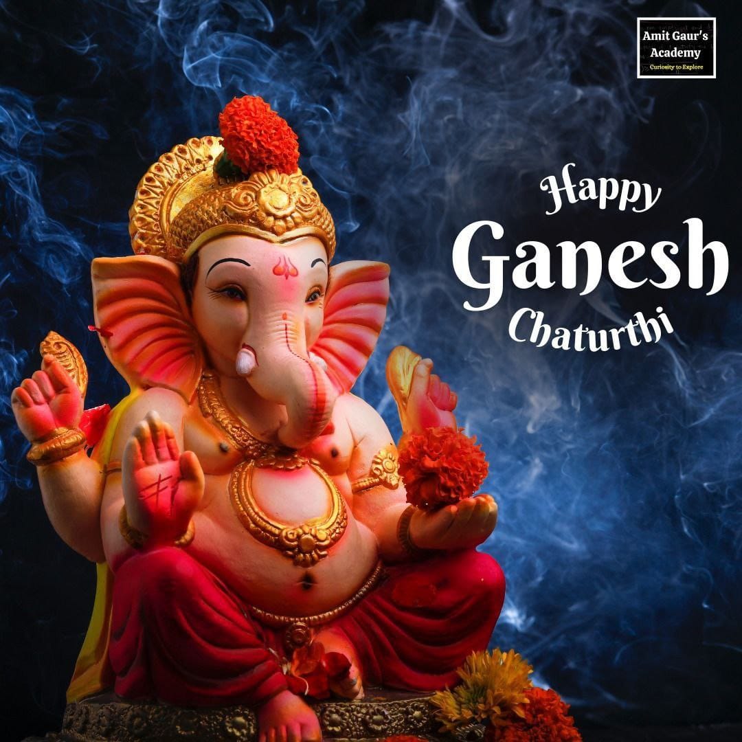 🌺✨ Wishing everyone a very Happy Ganesh Chaturthi 🙏May Lord Ganesha bless you with wisdom, prosperity, and the strength to overcome all obstacles. 🐘🙏 #GaneshChaturthi #Blessings #NewBeginnings