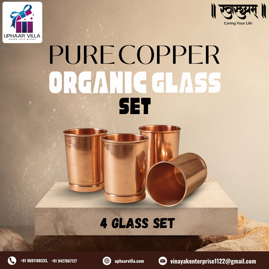 KapilKabra86795's tweet image. 🥂✨ Pure Copper Organic Glass Set – A perfect blend of tradition, health &amp;amp; elegance. Durable, eco-friendly, and designed for a refreshing lifestyle. 🌿⚡

#PureCopper #CopperGlassSet #HealthyLiving #OrganicLifestyle #EcoFriendly #TraditionalElegance #CopperBenefits #Sustainable