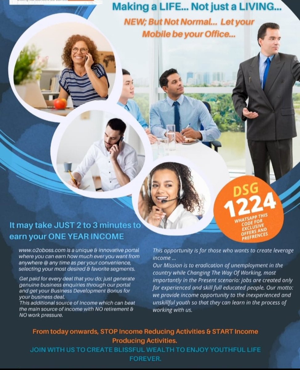 O2OBOSS's tweet image. Single Point of Contact 
🎯Peons 2 Presidents 
🎯Students 2 Teachers 
🎯Housewives 2 Retired People 
🎯Proprietors 2 Entrepreneurs 
ALL Can Earn Unlimited Income Lifelong from our Portal 

💰Buy o2o Tokens TODAY to get FREE access to explore real FREEdom of LIFE

#orangeERA #o2o