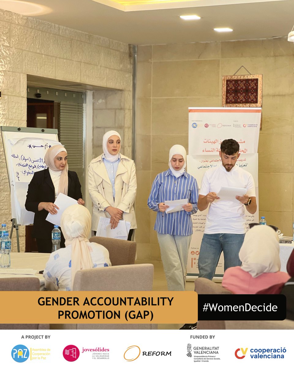 En estas semanas se llevó a cabo en #Ramallah (#Palestina) una formación de 15 días sobre género y masculinidades positivas con representantes de 16 consejos locales de #Cisjordania, entre ellos miembros de los consejos municipales, personal de las administraciones y activistas