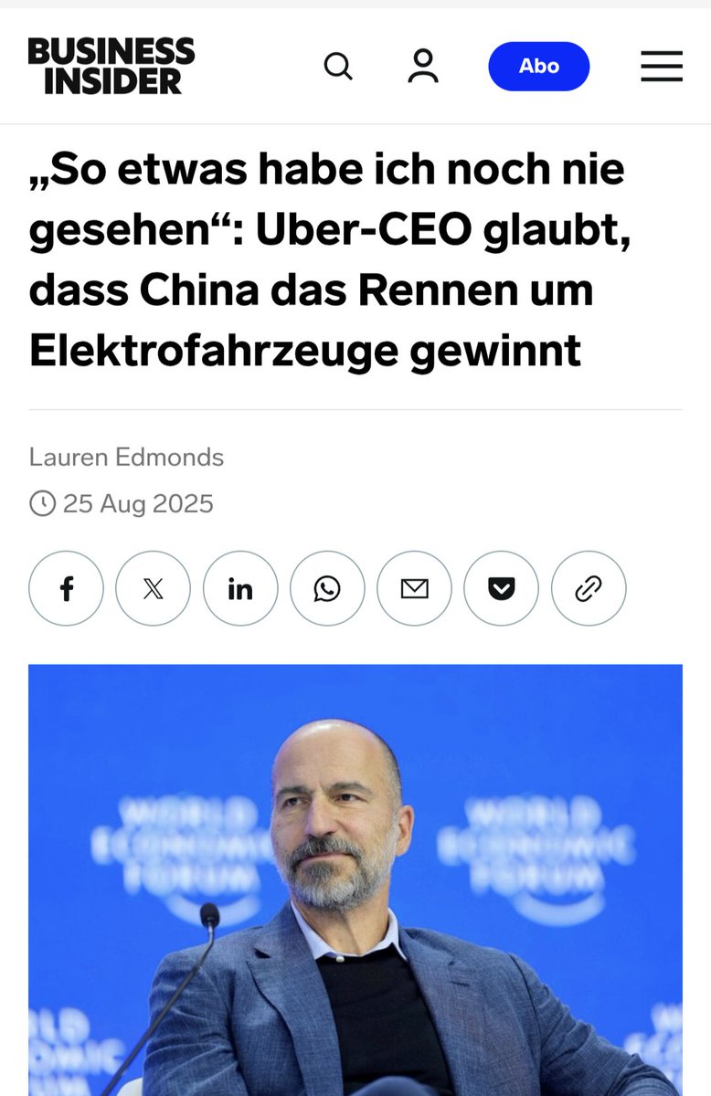 In 10 Jahren wird die deutsche Automobilindustrie tot sein.
Manager haben China belächelt und die Union/FDP mit ihrem Technologie-Offenheit- und Verbrenner-Verbot Rücknahme-Gefasel eine konsequente Transformation blockiert, als das Rennen für E-Mobilität längst entschieden war.