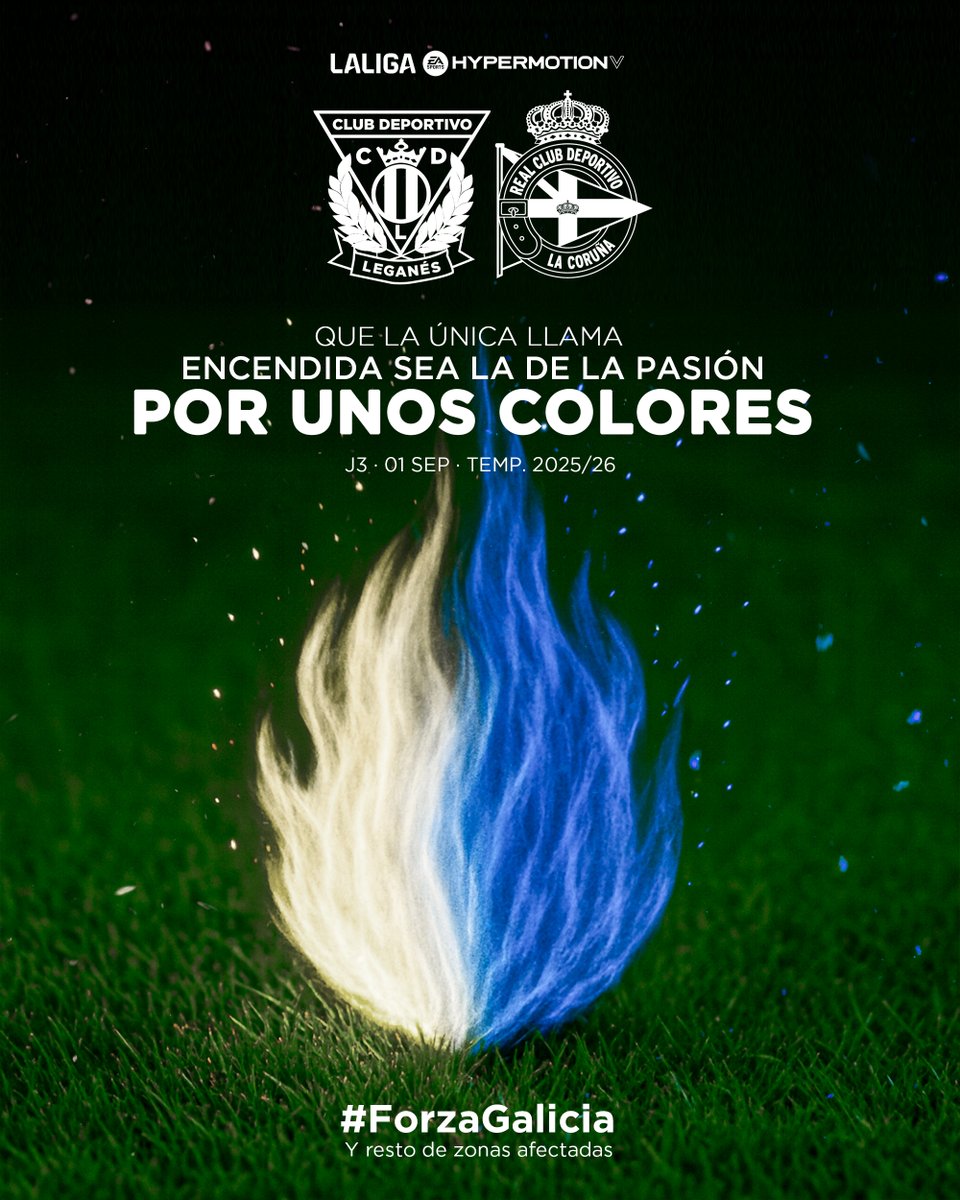 🖼️ 𝗖𝗔𝗥𝗧𝗘𝗟 𝗢𝗡𝗟𝗜𝗡𝗘 | Que la única llama encendida sea la de la pasión por unos colores 💔

#ForzaGalicia #LeganésDépor