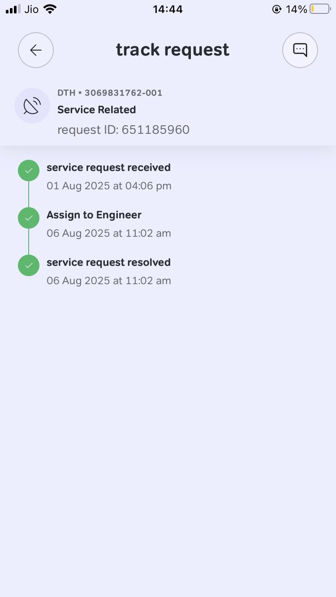 oneflydown's tweet photo. @airtelindia From Day 1 I took the connection (July 19 2025), the IP TV setup box is not working.. Everyday I am raising service request and it is being closed by your service engineers without resolution. The connection was taken in response to an Advt. @DoT_India @PMOIndia. https://t.co/1efTierOtX