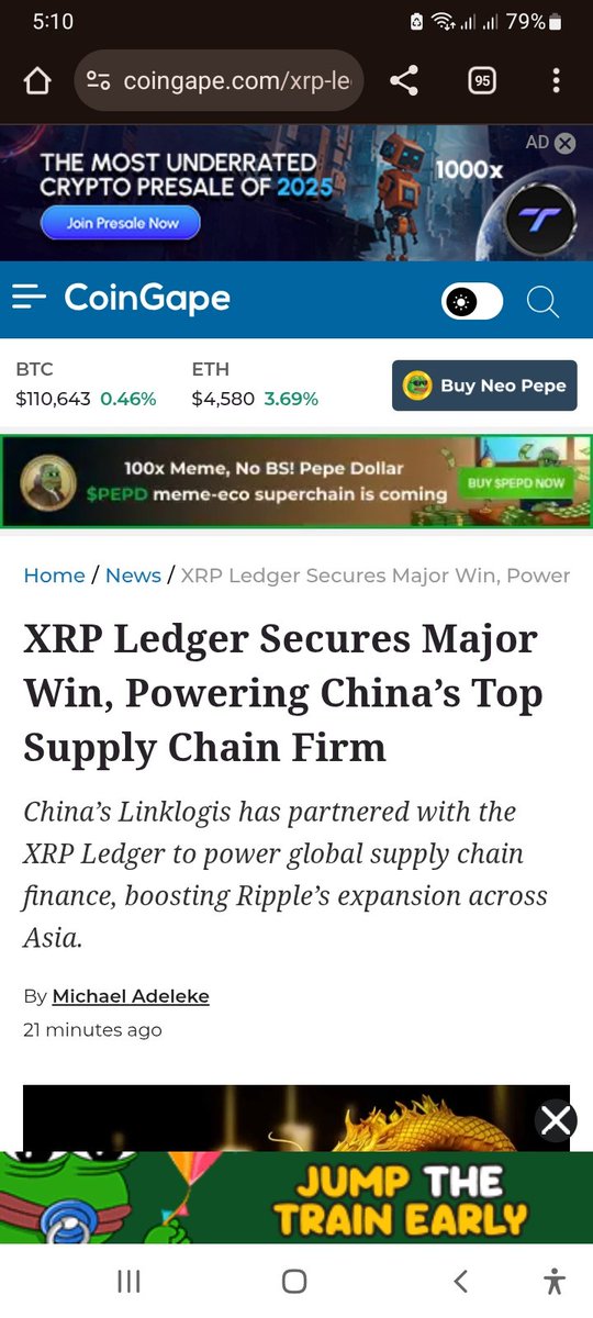 🚨China’s leading supply chain fintech, partners with the #XRP Ledger to power its global digital finance platform.

The XRP Ledger ecosystem continues to explode and a groundbreaking prediction game has officially landed on the XRP Ledger.

Introducing MAGNETIC PREDICTION by