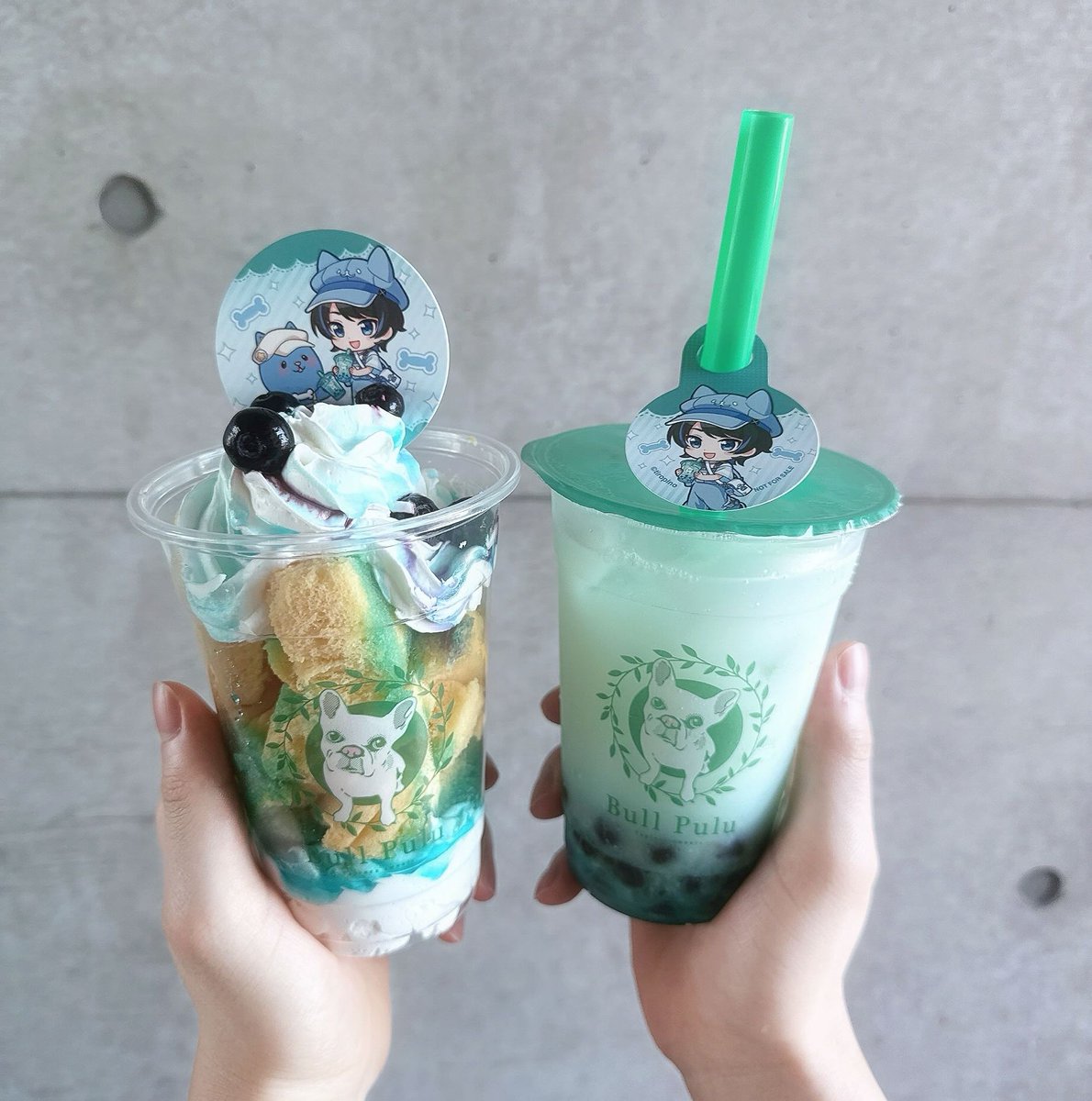 ちろるコンビを買ってきたよ🫐🧋 最高!!!!!!🐶 #ちろぴの