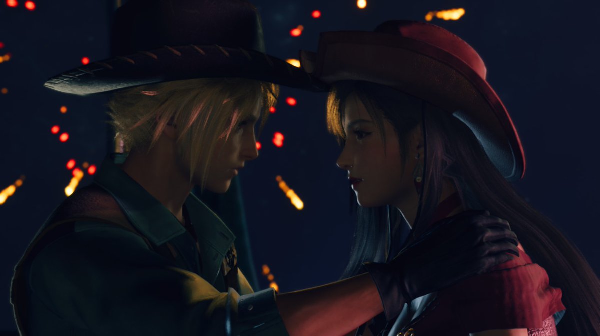 jammybear21's tweet photo. A couple of Nibelheim kids in love. Mod will be out in 2 days. https://t.co/4eIEhVXLoY