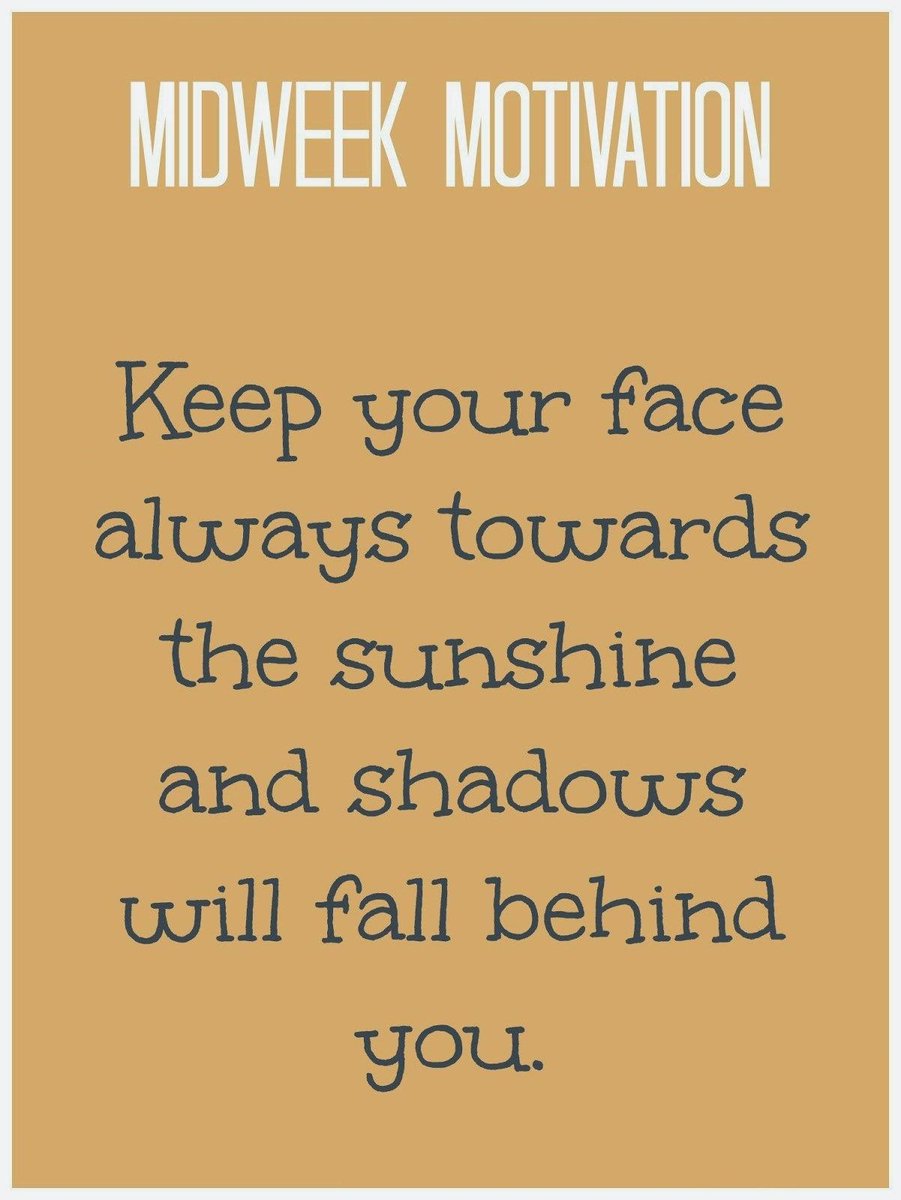 Ⓜ️ Midweek Motivation Ⓜ️
Yes it's already half way through the week already! Have a great day guys 🙂

#MidweekMotivation