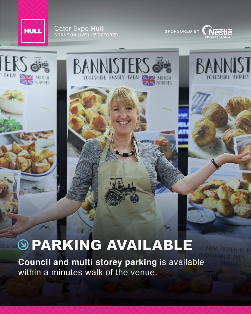 Visiting the Cater Expo Hull? Plan your journey ahead of time including travel and parking using our website! 

Learn more here 👉 bit.ly/47lLe01