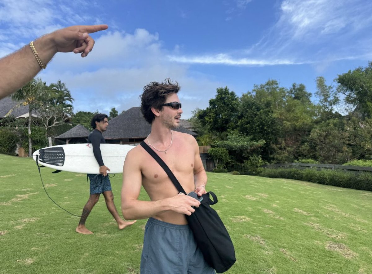 Newly shared picture of Logan Lerman.