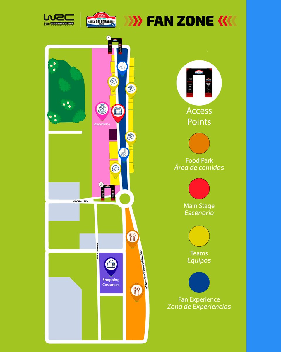 🔥El lanzamiento del rally será con la largada simbólica mañana jueves, evento que arrancará a las 17:00 con la presentación de los 47 competidores inscritos y las presentaciones de DJ Indio Rubio, el corso de Encarnación y el cierre con Tierra Adentro.🎉🥳

#WCR2025 #Rally2025